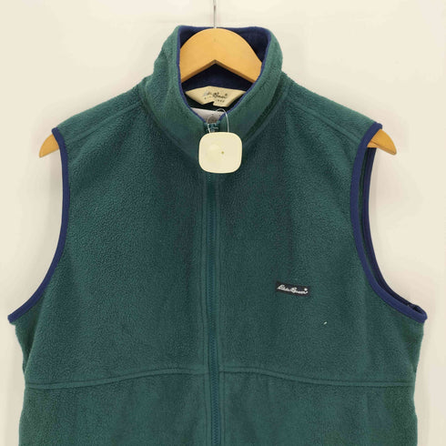 エディーバウアー Eddie Bauer 白タグ ジップアップ フリースベスト メンズ