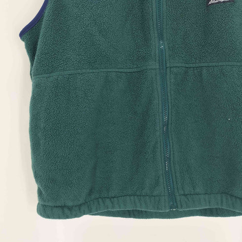 エディーバウアー Eddie Bauer 白タグ ジップアップ フリースベスト メンズ