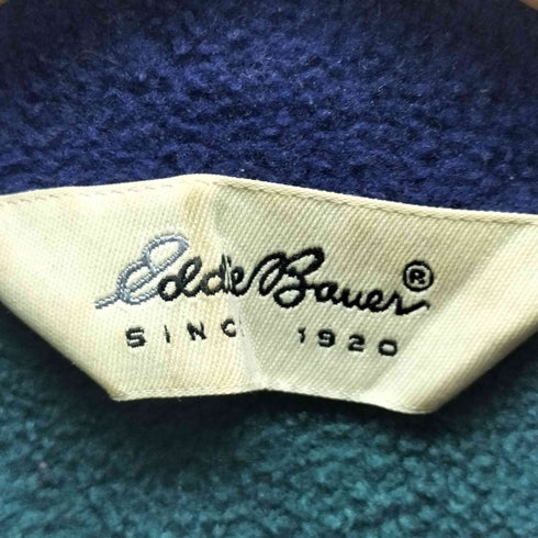 エディーバウアー Eddie Bauer 白タグ ジップアップ フリースベスト メンズ