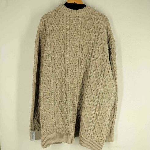 エイチアンドエム H&M オーバサイズ ケーブルニットセーター メンズ XL/XXL