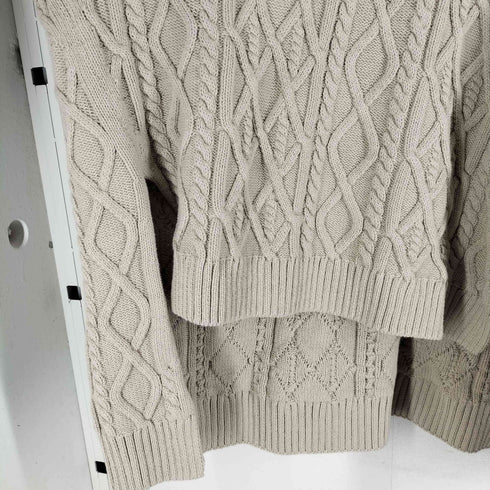 エイチアンドエム H&M オーバサイズ ケーブルニットセーター メンズ XL/XXL