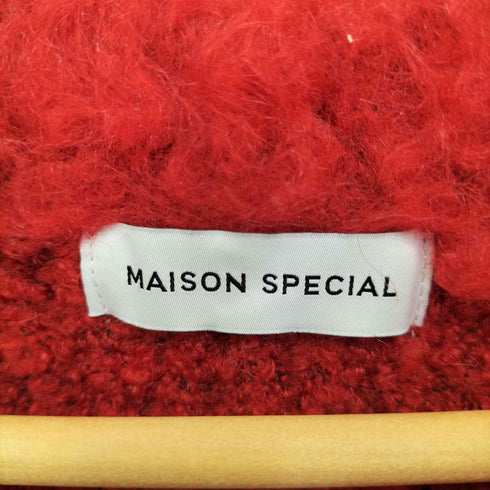 メゾンスペシャル MAISON SPECIAL 21AW フラッフィークルーネックニット レディース FREE