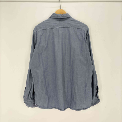 ポストオーバーオールズ POST OVERALLS USA製 シャンブレーシャツ メンズ JPN:XL