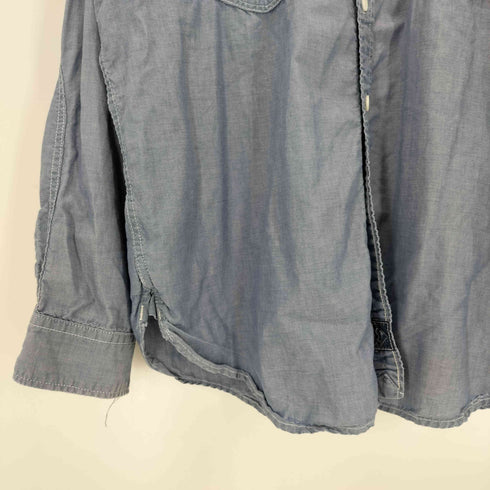 ポストオーバーオールズ POST OVERALLS USA製 シャンブレーシャツ メンズ JPN:XL