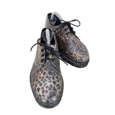 ドクターマーチン Dr.Martens レオパード柄 3ホール レースアップシューズ レディース uk3