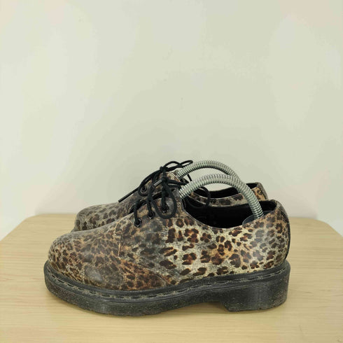 ドクターマーチン Dr.Martens レオパード柄 3ホール レースアップシューズ レディース uk3