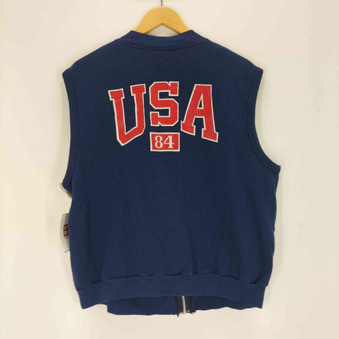 84年製 USA製 ジップベスト メンズ JPN:L