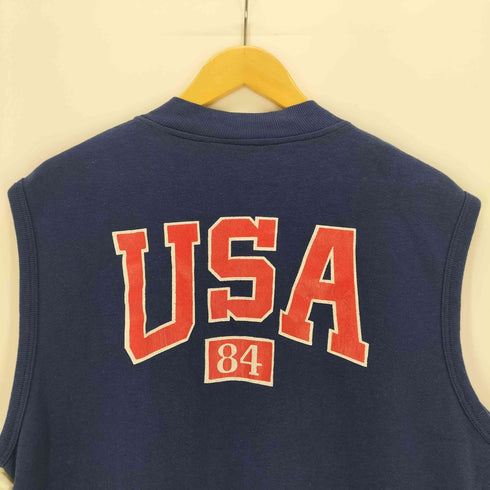 84年製 USA製 ジップベスト メンズ JPN:L