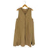 コットンハウスアヤ Cotton House Aya Vネック ノースリーブ シャツワンピース レディース JPN:M