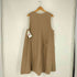 コットンハウスアヤ Cotton House Aya Vネック ノースリーブ シャツワンピース レディース JPN:M