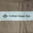コットンハウスアヤ Cotton House Aya Vネック ノースリーブ シャツワンピース レディース JPN:M