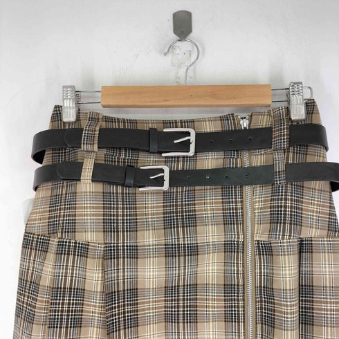 スライ SLY SIDE ZIP PLEATS スカート レディース FREE