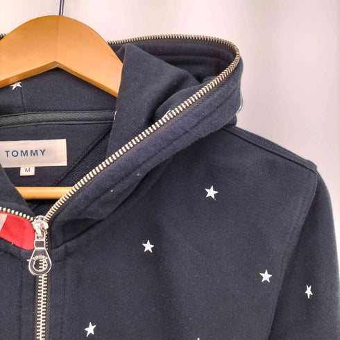トミーヒルフィガー TOMMY HILFIGER 星条旗 ダブルジップ パーカー メンズ import:M