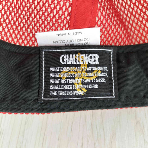 チャレンジャー CHALLENGER WOLF MC MESH CAP ウルフMCメッシュキャップ メンズ FREE