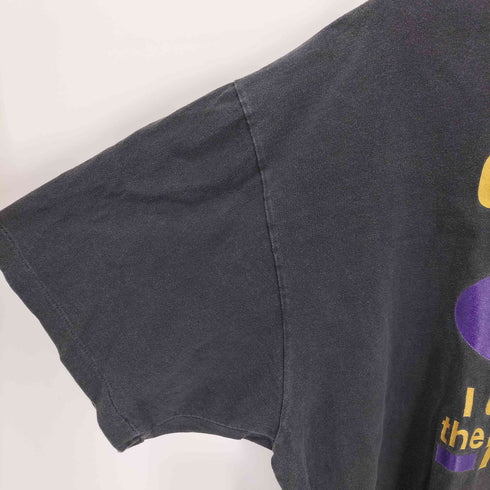 ヘインズ Hanes 企業ロゴ ラバープリントTシャツ メンズ import:XL