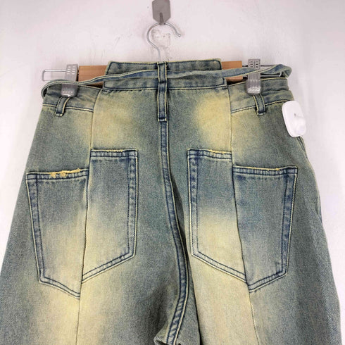 スライジーンズ SLY JEANS カットオフ ウェスト ストレート パンツ レディース JPN:1