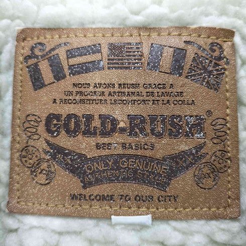 GOLD-RUSH 内ボアデニムトラックジャケット メンズ L