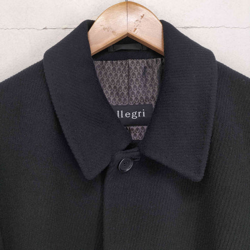 アレグリ allegri アンゴラ混ウールステンカラーコート ANGOLA&WOOL メンズ M
