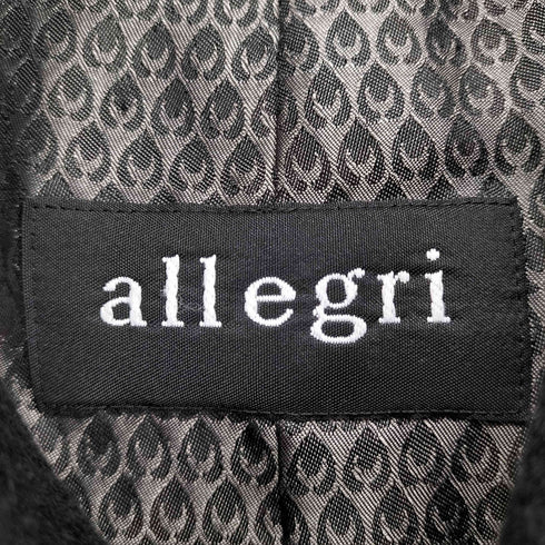 アレグリ allegri アンゴラ混ウールステンカラーコート ANGOLA&WOOL メンズ M