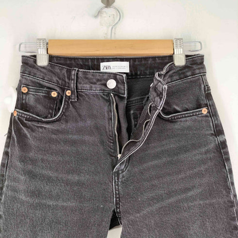 ザラ ZARA スリッドデニムパンツ レディース FR:34