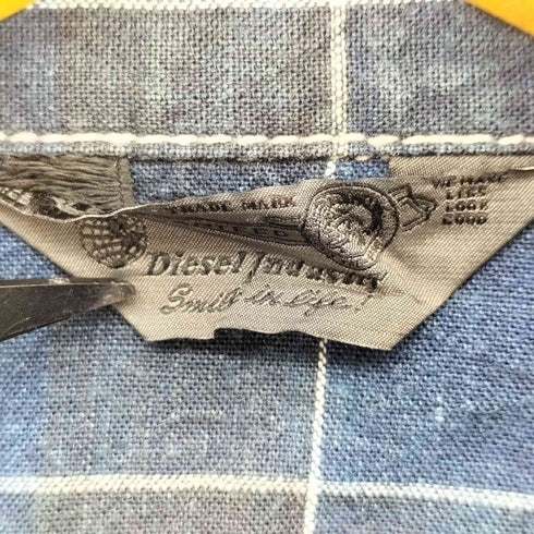 ディーゼルインダストリー Diesel Industry フラップポケット チェックシャツ メンズ import:S
