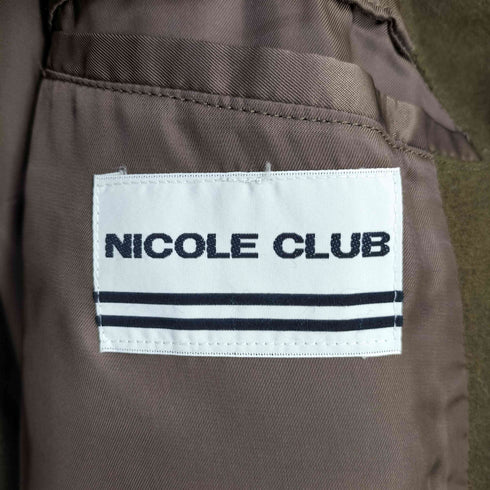 ニコル NICOLE NICOLE CLUB 80-90s ダブルボタン メルトンウール ピーコート レディース