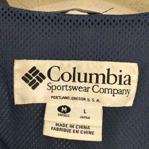 コロンビア Columbia 裏地メッシュ リップストップ ハーフジップ シェルパーカー メンズ JPN:L
