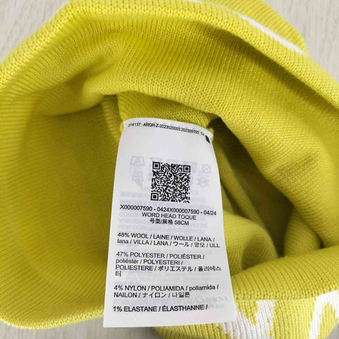 アークテリクス ARCTERYX 24SS WORD HEAD TOQUE ロゴ ビーニー メンズ 58cm