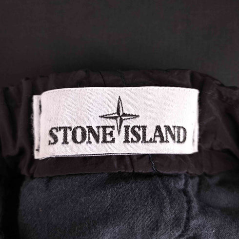 ストーンアイランド STONE ISLAND Black Padded Nylon Pants ナイロンメタル イージーパンツ メンズ W34