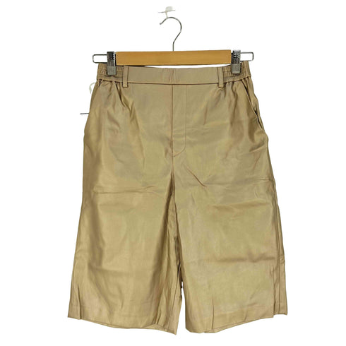 ...&DEAR フェイクレザー イージーショーツ ショートパンツ レディース 36