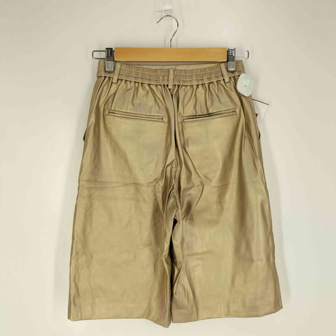 ...&DEAR フェイクレザー イージーショーツ ショートパンツ レディース 36