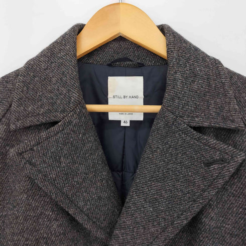 スティルバイハンド STILL BY HAND 英国羊毛ツイードコート メンズ JPN:46