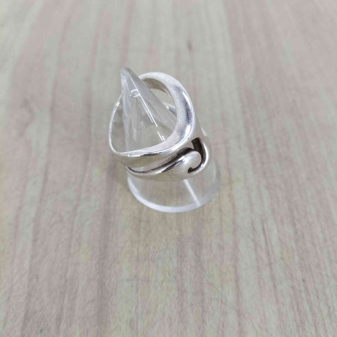 ITALIAN JEWELRY 925刻印 トライバルデザインリング メンズ 17号