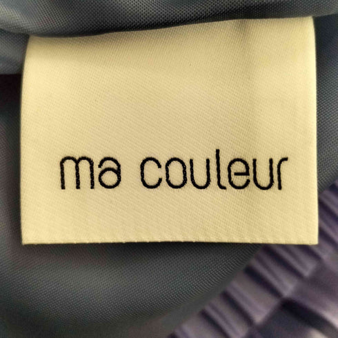 ma couleur ヴィンテージサテン BOXプリーツスカート レディース 36