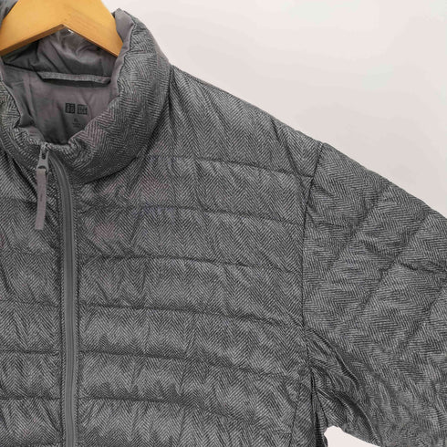 ユニクロ UNIQLO ULTRA LIGHT DOWN ヘリンボーン ウルトラ ライト ダウン ジャケット メンズ JPN:XL