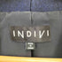 インディヴィ INDIVI ウールノーカラージャケットセットアップ レディース