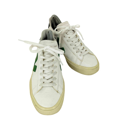 ヴェジャ VEJA CAMPO LEATHER WHITE EMERAUDE ローカットスニーカー メンズ JPN:25