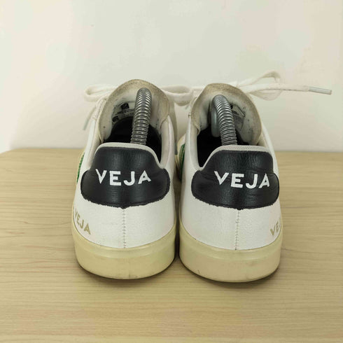 ヴェジャ VEJA CAMPO LEATHER WHITE EMERAUDE ローカットスニーカー メンズ JPN:25