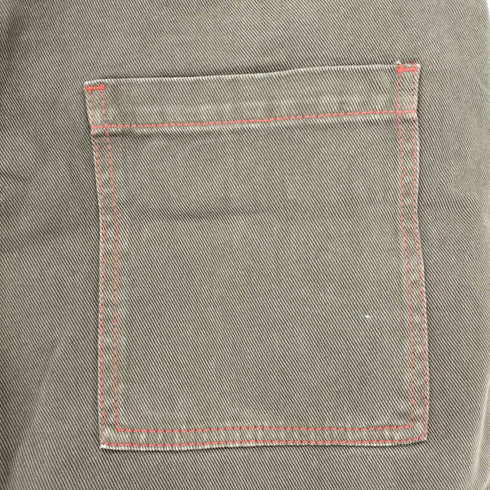WKND バックロゴ刺繍バギーデニムパンツ street メンズ 32