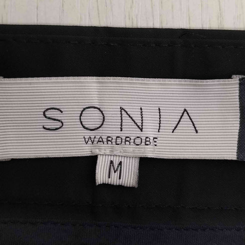 SONIA WARDROBE イタリア製 スイッチングパターン プリーツスカート レディース M