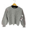 ローレンラルフローレン LAUREN RALPH LAUREN ラインストーンデザインクルーネックウールニット レディース import:S