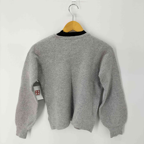 ローレンラルフローレン LAUREN RALPH LAUREN ラインストーンデザインクルーネックウールニット レディース import:S