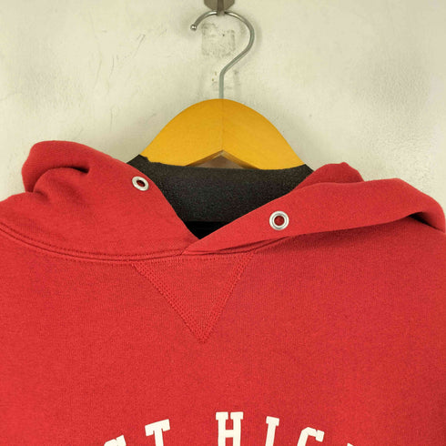 ラッセルアスレチック RUSSELL ATHLETIC 00S カレッジチームプリントプルオーバーパーカー メンズ import:L