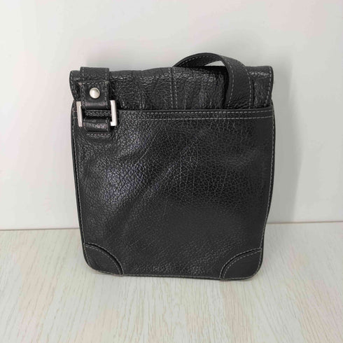 ボスヒューゴボス BOSS HUGO BOSS ステッチ スクエアレザーショルダーバック メンズ