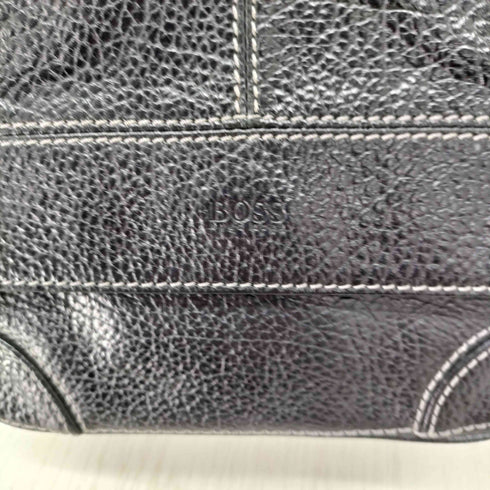 ボスヒューゴボス BOSS HUGO BOSS ステッチ スクエアレザーショルダーバック メンズ