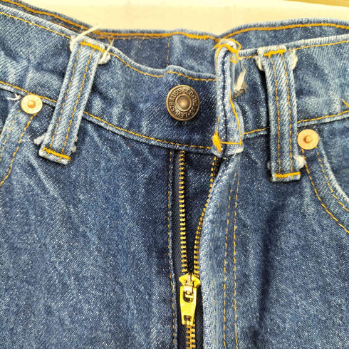 リーバイス Levis 80s 82年11月製 MADE IN USA 517-0217 ブーツカットデニムパンツ ボタン裏650 黒カン メンズ 29x34