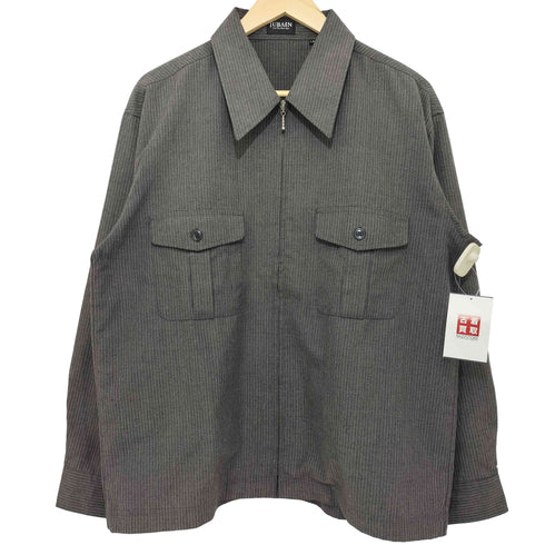 JUBAIN フルジップ ワークシャツ ジャケット メンズ LA