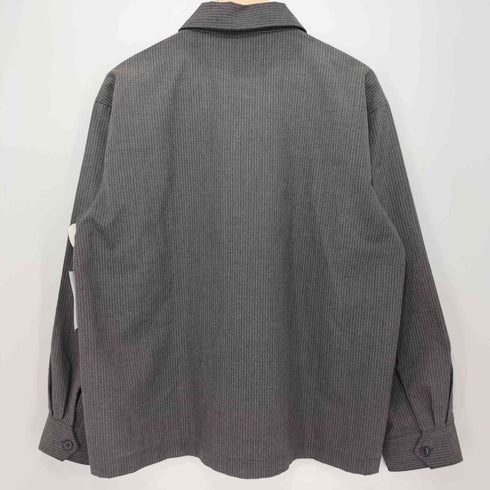 JUBAIN フルジップ ワークシャツ ジャケット メンズ LA
