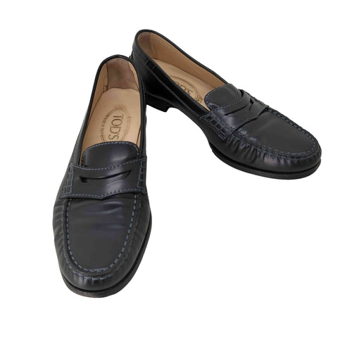 トッズ TOD’S ヒールコインローファー レディース 37 1/2