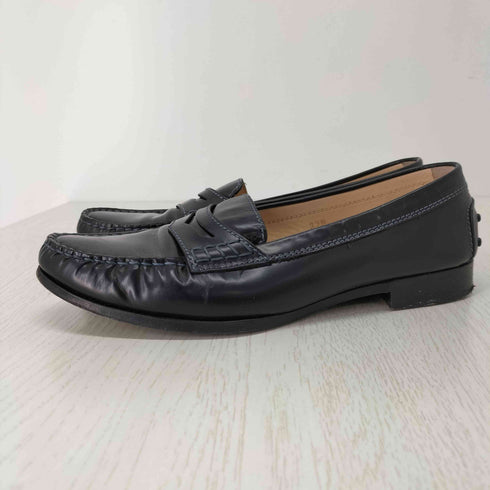 トッズ TOD’S ヒールコインローファー レディース 37 1/2